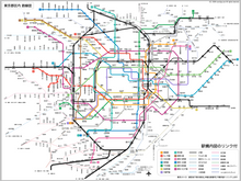 画像をギャラリービューアに読み込む, リンクが付いてる路線図　東京

